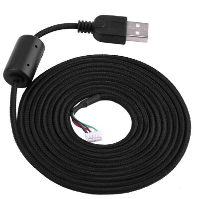für Logitech G5 G500 G500S Wireless Mouse Ersatz Maus USB Kabel 2M Länge Wire