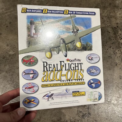 Great Planes Real Flight Add-Ons Volume 3 Flight Simulator Sealed*
