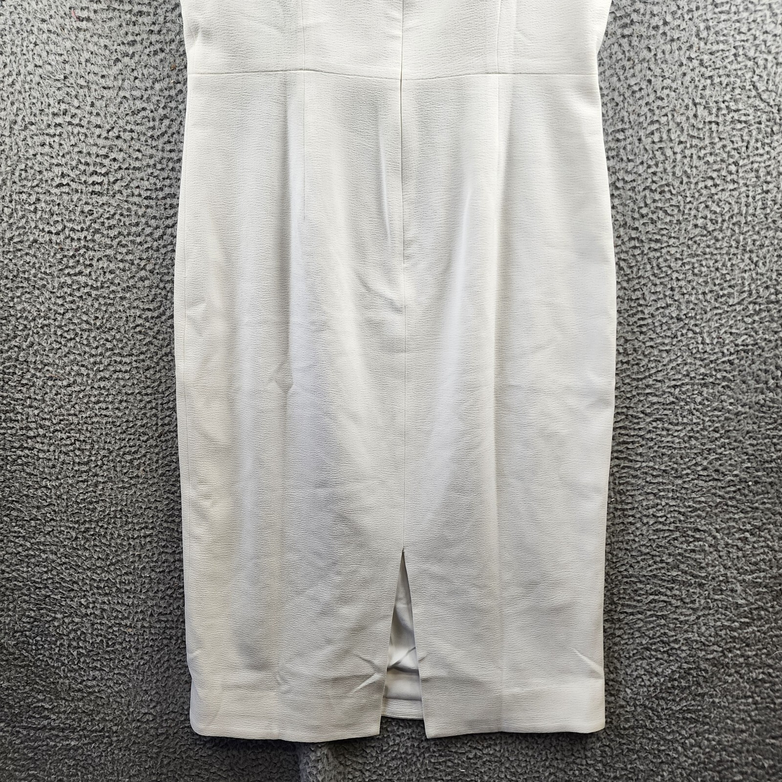 Chiara Boni La Petite Robe Dress Women's 48/12 White Sweetheart Neck Zip Closure - Picture 13 of 13