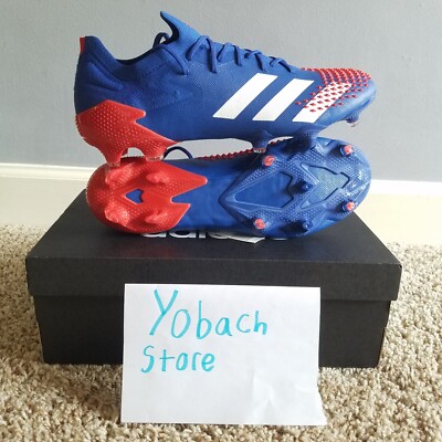 Adidas Predator 20.1 Low FG Mutator Mens Size 8.5 US Blue Red White New With Box