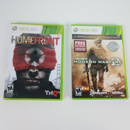 Xbox 360 COD Modern Warfare 2 & Home Front 1 Video Game Lot