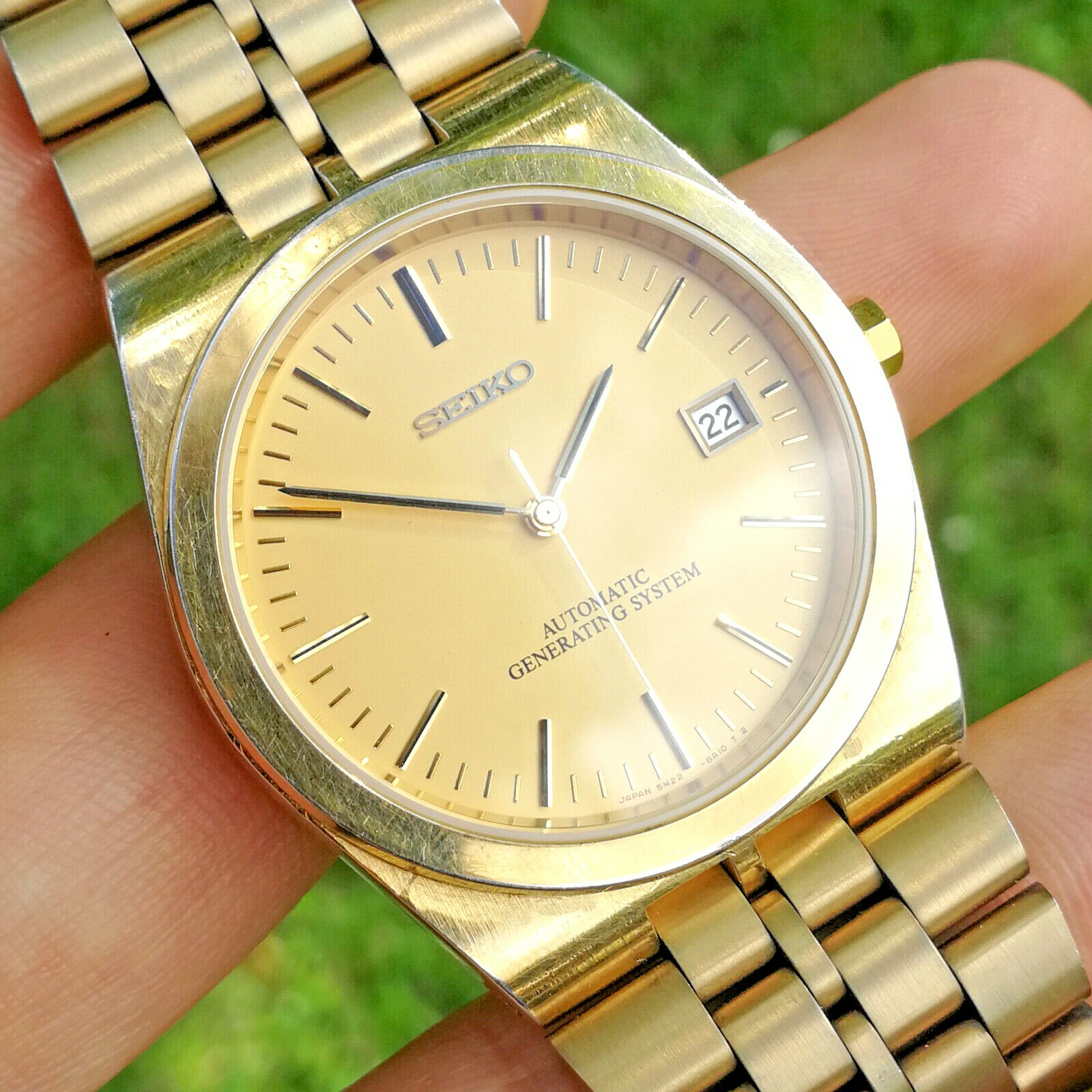 Купить Vintage SEIKO AGS Automatic Generating System - Cal. 5M22 - Case 8A10  - Kinetic с доставкой из Германии- 114832480512