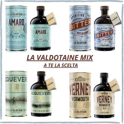 La Valdotaine Amaro Dente di Leone Bitter Gin Acqueverdi Vermouth Verney Regalo