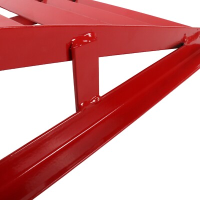 2-Pieces Heavy Duty Auto Car truck Service Ramp Lift  Hydraulic Lift 5 Ton Red