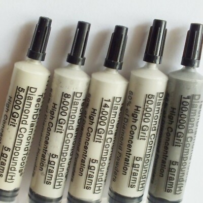 Diamond Polishing Paste Kit (50%) 200,000 100,000 50,000 14,000 8,000 5,000 Grit