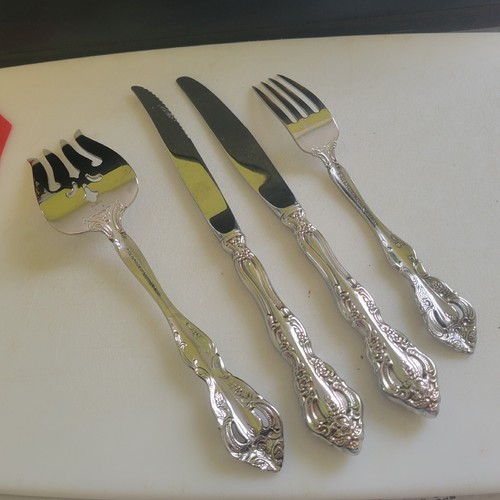 Oneida MICHAELANGELO Cube Stainless Glossy USA Flatware Silverware UCHOOSE  1420