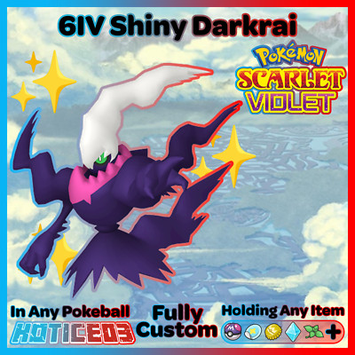   Shiny Darkrai 6IV   Pokemon Scarlet & Violet   Fast Trade  