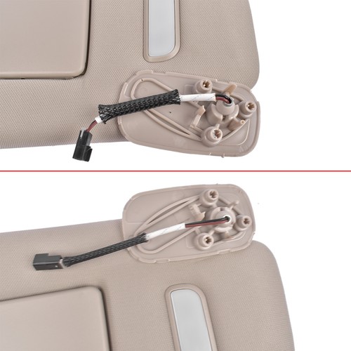 Pair Right + Left Sun Visors for Cadillac Chevy Silverado GMC Sierra 2007-2014