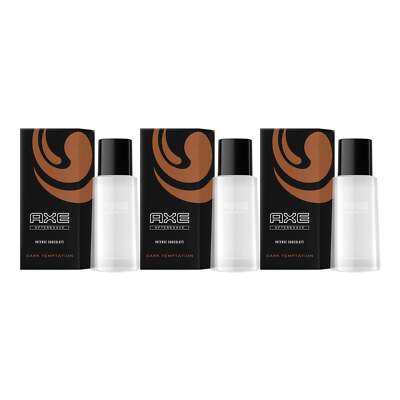Axe Dark Temptation Aftershave Intense Chocolate 3.4oz Pack of 3