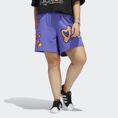 

Свободные шорты Love Unites (большие размеры), Purple / multicolor