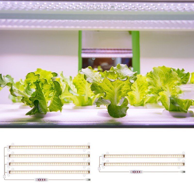 High Output Plant Grow Light Strip 5 Adjustable Brightness Levels