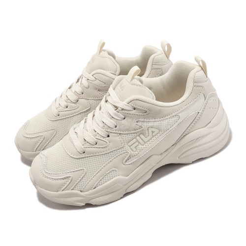 

Fila Wavelet Beige Women LifeStyle Повседневная коренастая обувь для папы Кроссовки, Бежевый, Wavelet