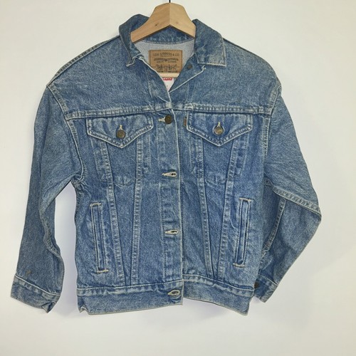 Vintage 1980's Levi's 405 Light Wash Denim Jacket, Deadstock