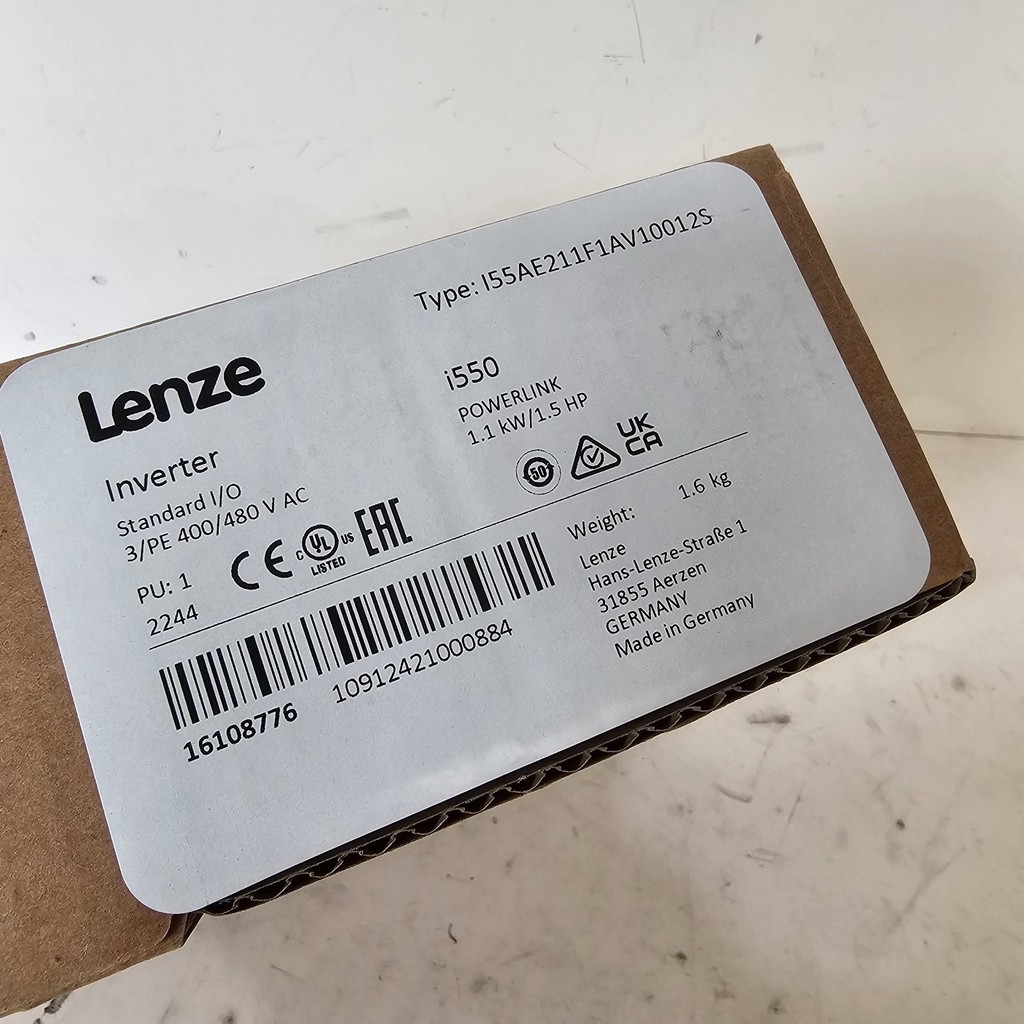 Lenze I5DAE211F10V10000S i550 16064660 1.1kW/1.5HP Inverter Power Unit — 5