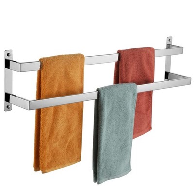 KOKOSIRI Towel Bars Bath Towel Holders 32 Inches Chrome Bathro...