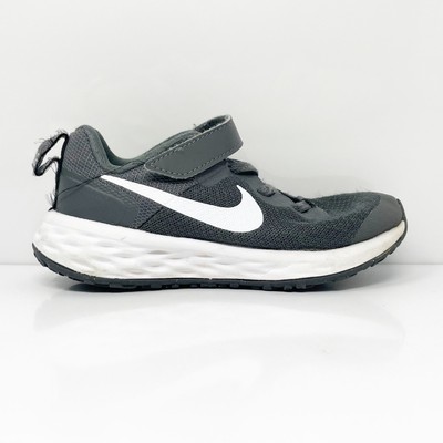 

Nike Boys Revolution 6 DD1095-004 Серые кроссовки для бега, размер 11C, Серый, Revolution 6