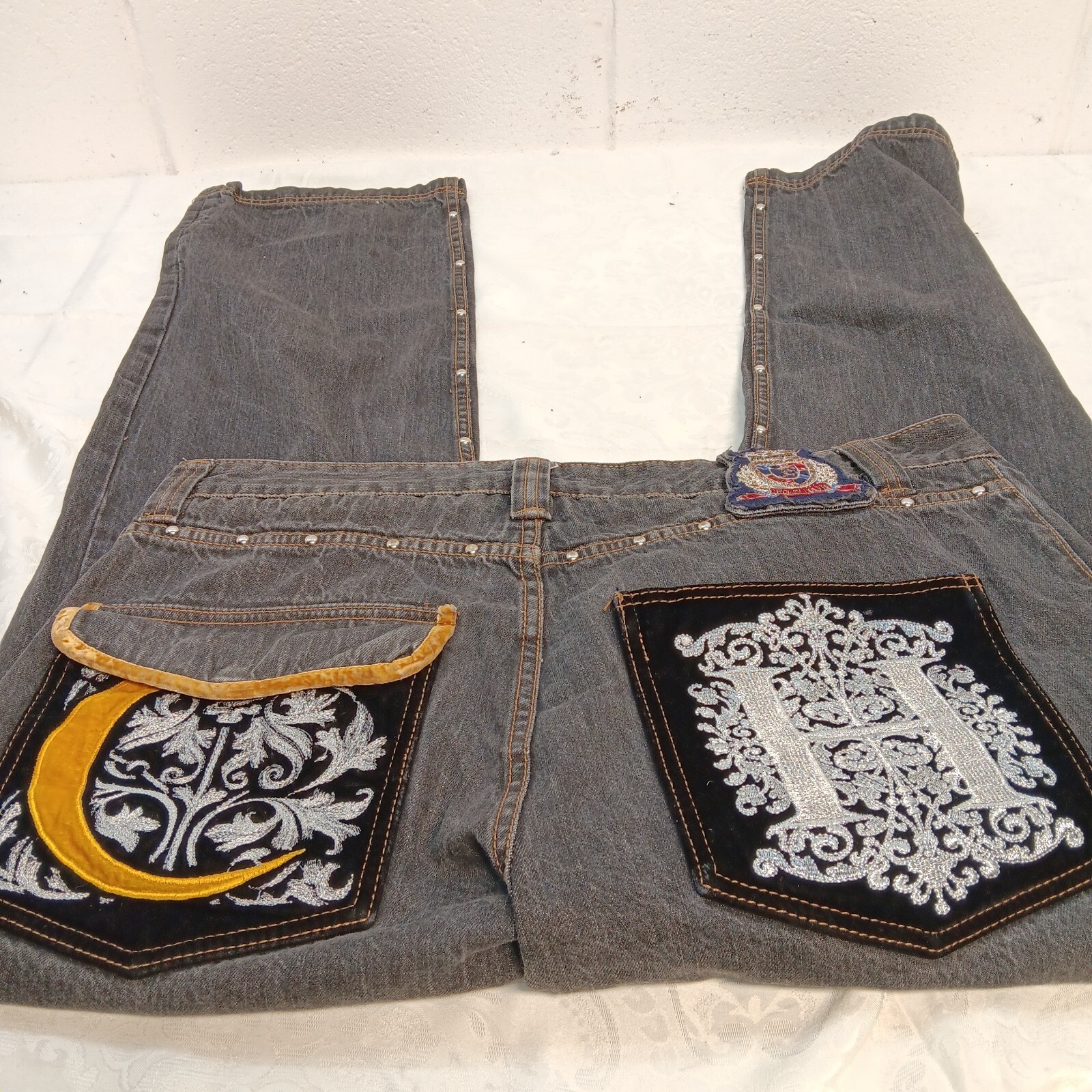 パンツ 00s Crown holder baggy denim pants bboy Crown Holder Jeans Size W35xl32.5 Crown Holder Baggy Denim