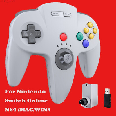 Wireless Switch Controller N64 Remote GamePad Joystick for N64 NSO PC Steam MAC