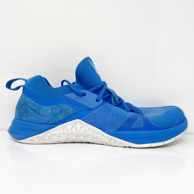 

Мужские кроссовки Nike Metcon Flyknit 3 AQ8022-401, синие кроссовки, размер 8,5, Синий, Metcon Flyknit 3