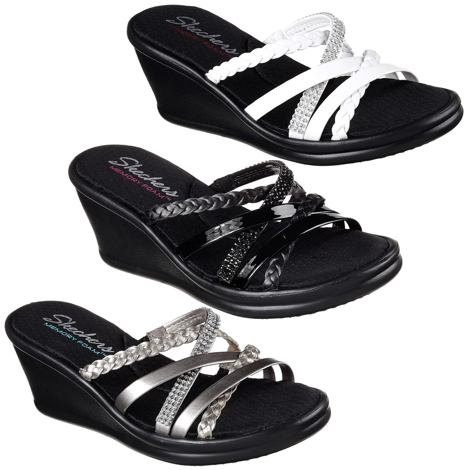 women's skechers rumblers sandals