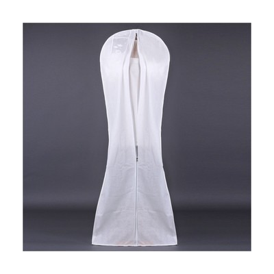 72'' Large Wedding Dress Bridal Gown Garment Zip Bag Clothes Cover Storage Pr...