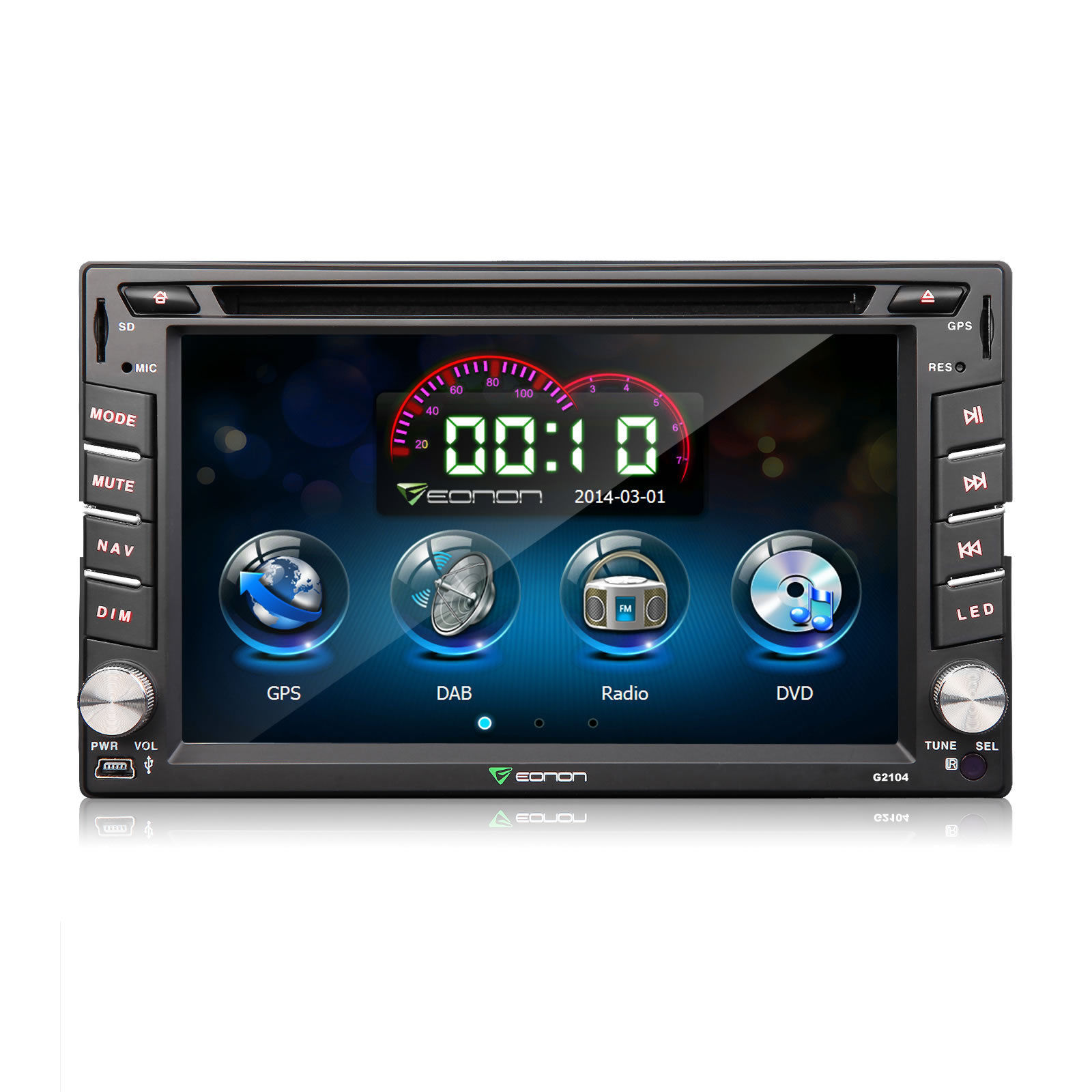 GPS with Touch Screen Interface Units