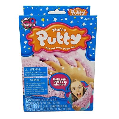 Slime Factory Putty Kit Mix and Make Fluffy Magic Time
