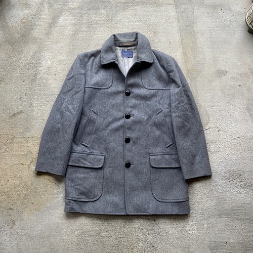 Vintage Pendleton Car Coat Overcoat Mens Sz 42 100% Virgin