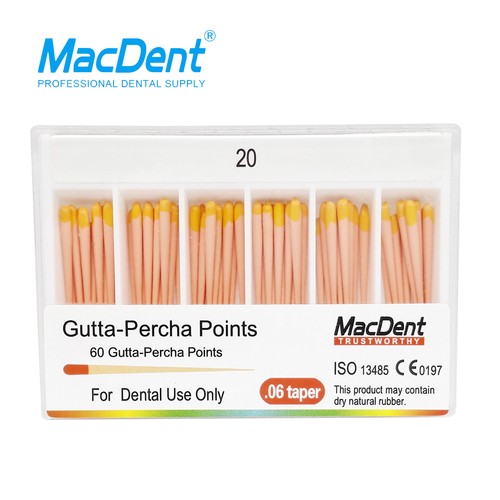 MacDent Dental Endodontic Gutta Percha Point & Absorbent Paper Obturation Points