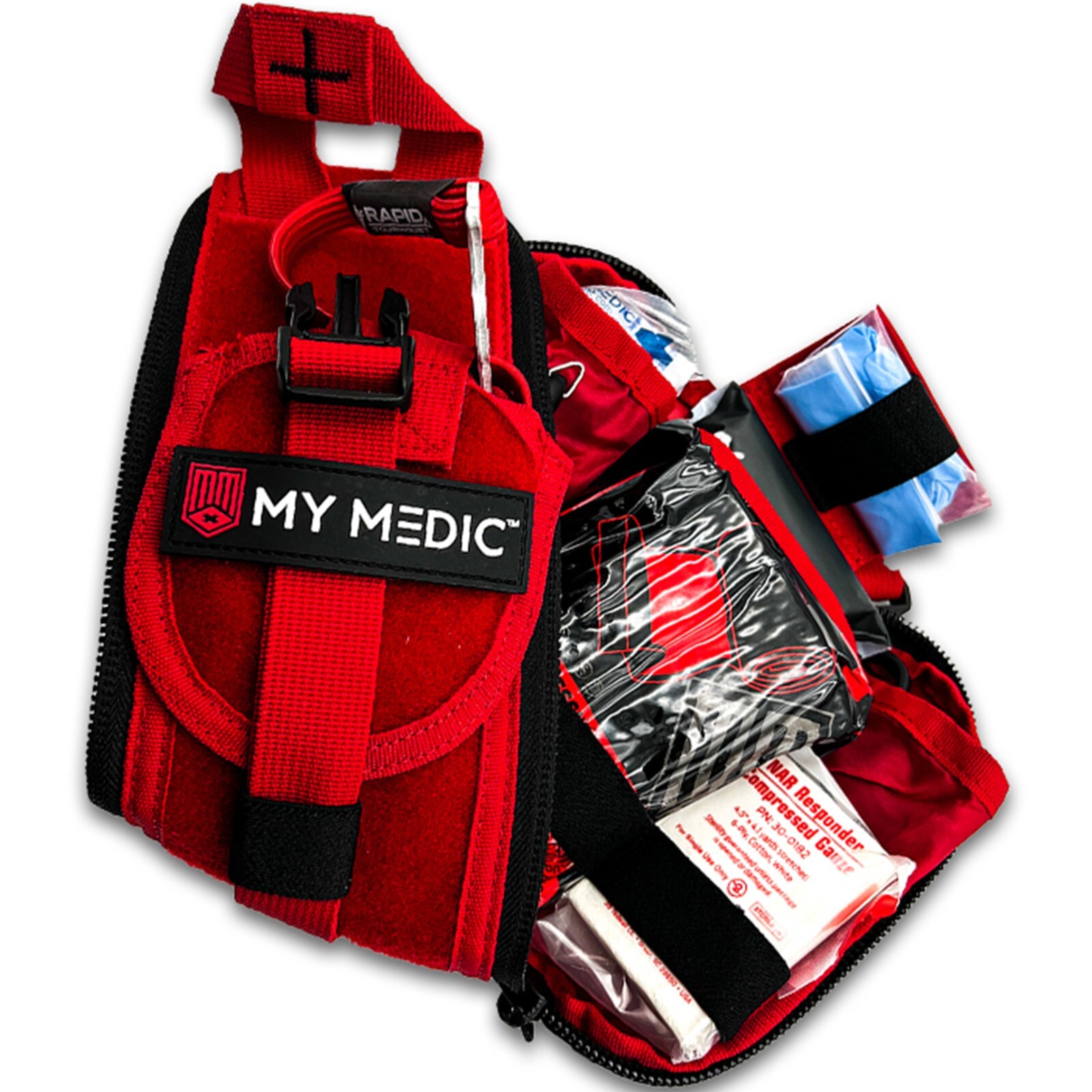 MyMedic First Aid Kits For Emergency Trauma Military Survival Travel TFAK Red