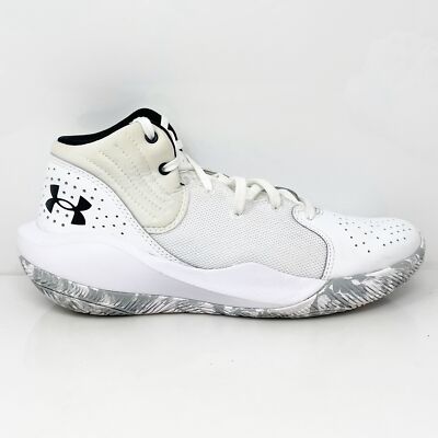

Under Armour Unisex Jet 21 3024260 Белые баскетбольные кроссовки Кроссовки Размер M 8 W 9.5, Белый, Jet 21
