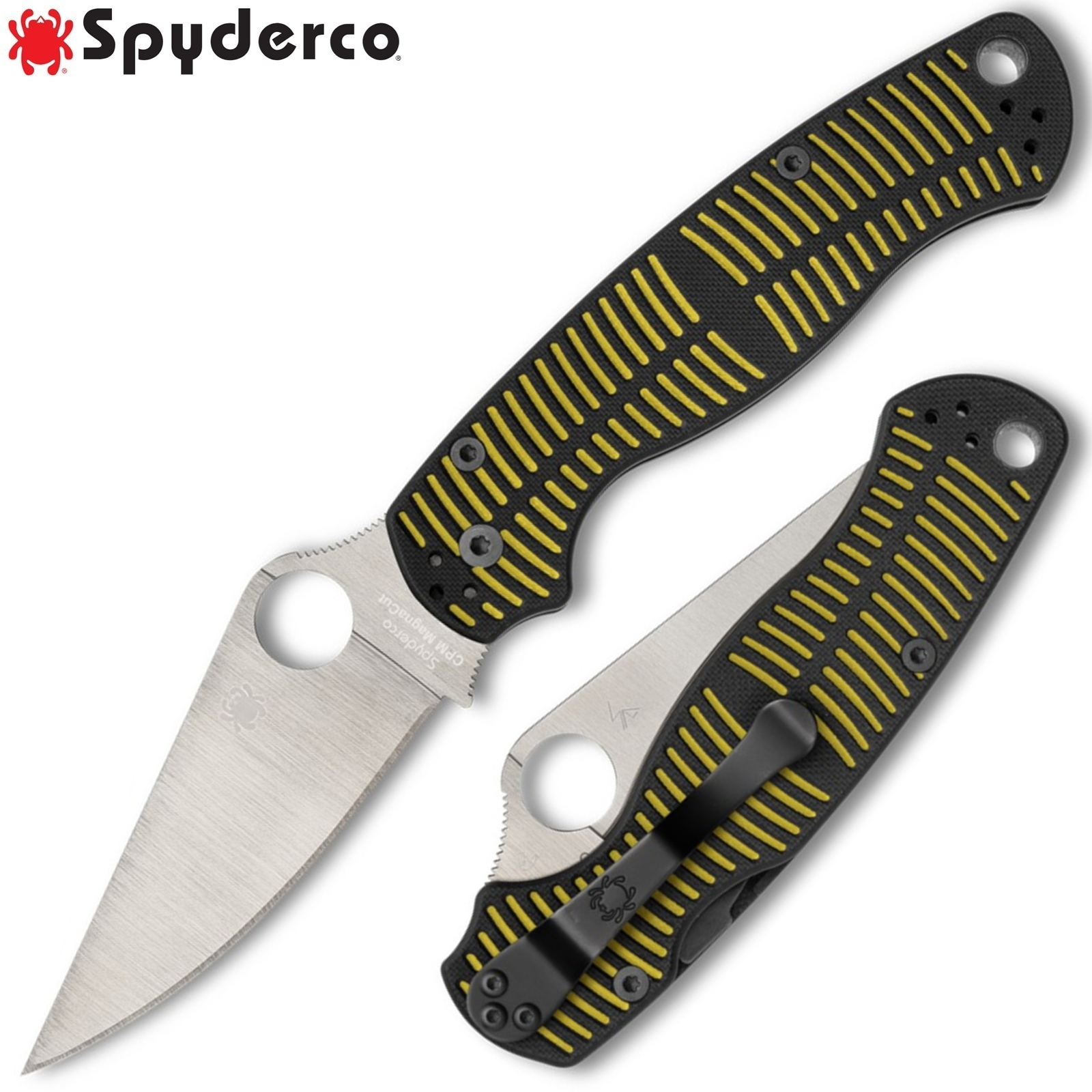 Spyderco ParaMilitary 2 Salt MAGNACUT Satin Blade G10