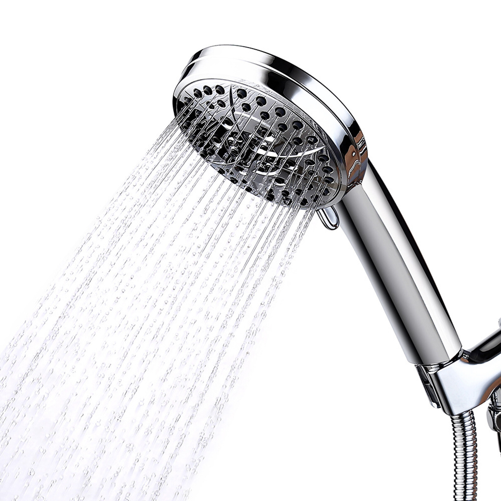 7 Settings Spray High Pressure Handheld Shower W/ Bracket Ho