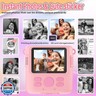 ESOXOFFORE Instant Print Camera for Kids, Christmas Birthday Gifts Girls Boys Age 3-12, HD Digital Video Cameras Toddler, Portable Toy 3 4 5 6 7 8 9 10 Year Old Girl with 32GB SD Card-Pink