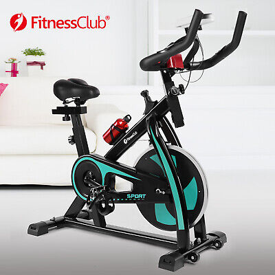 Green Exercise Bike Home Gym Bicycle Cycling Cardio Fitness Training Indoor