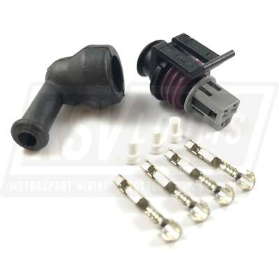 3-Way Connector Kit w/ Boot, Aptiv (Delphi) GT150 Pressure Sensor (22-20 AWG)