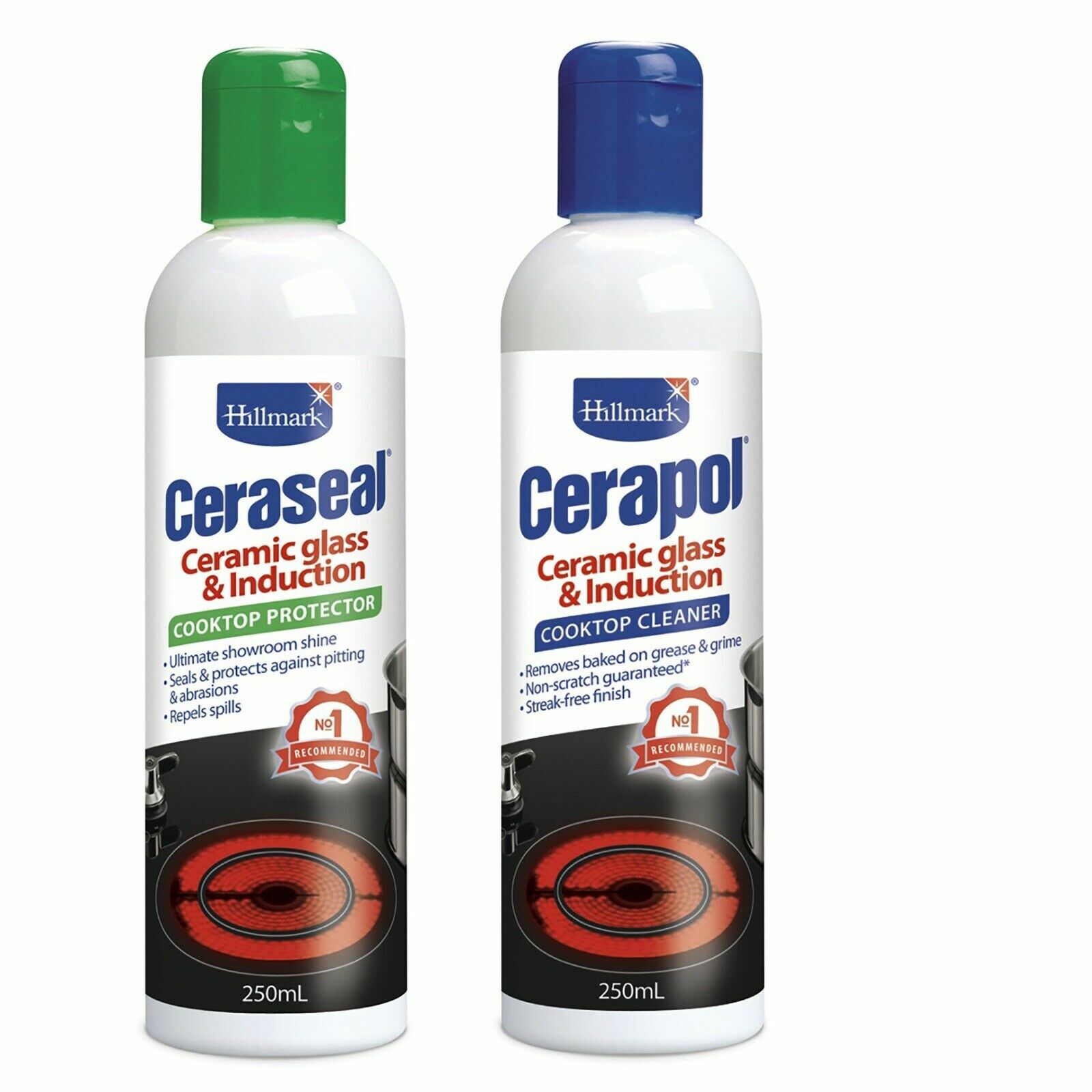 Hillmark Ceramic Glass Induction Cooktop Cleaner Protector