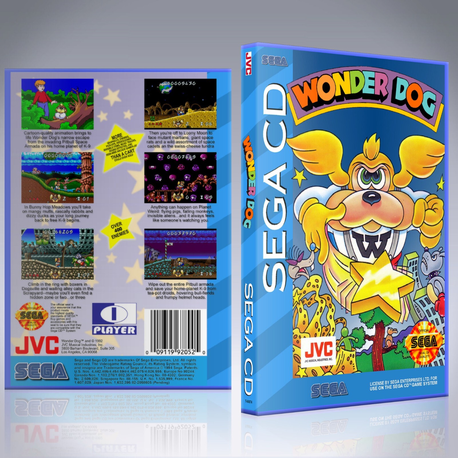 Sega CD Custom Case - NO GAME - Wonder Dog | eBay