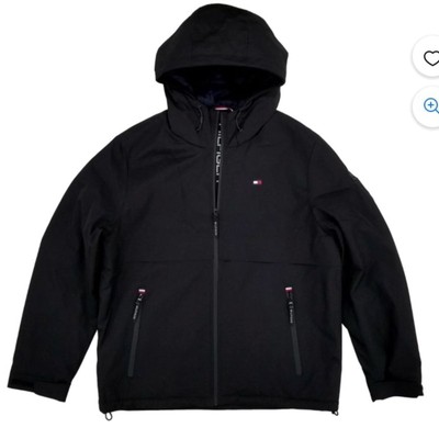 NWOT Tommy Hilfiger Performance Hooded Jacket Black Size Small Unisex