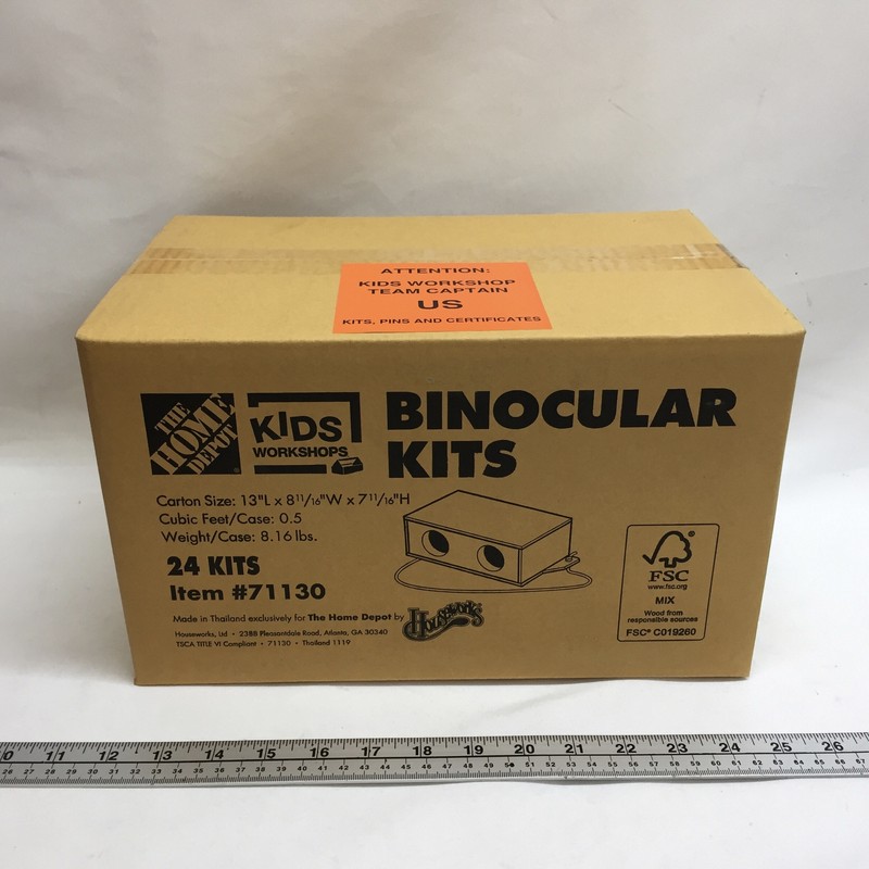 (24) DIY Binoculars Kits Kids Workshop Home Depot