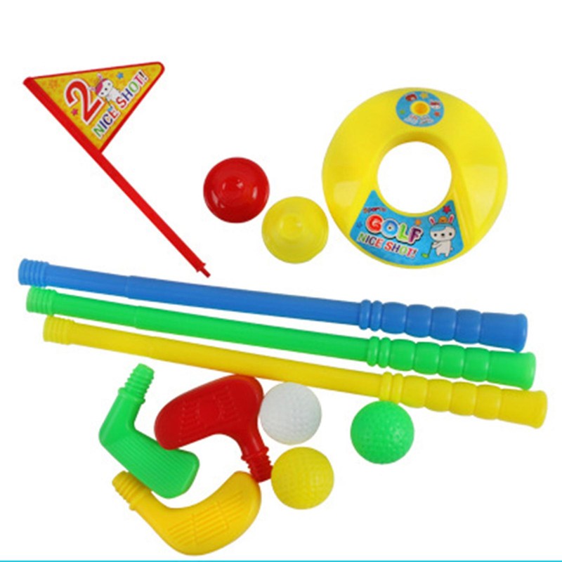 Club Toys Set Indoor Outdoor Leisure Sports Practice Plastic