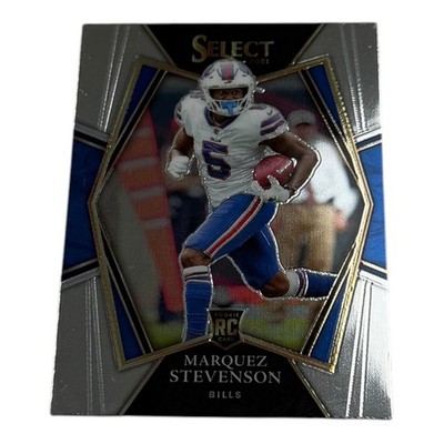 2021 Panini Select Marquez Stevenson Rookie Card Premier Level 196 Buffalo Bills
