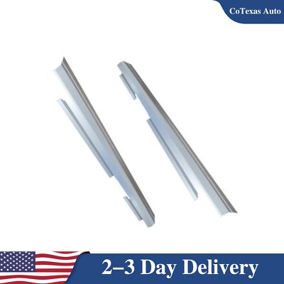 Fit For 2007-2013 Silverado Sierra Crew Cab 4-Door 2PC Outer Rocker Rocker Panel