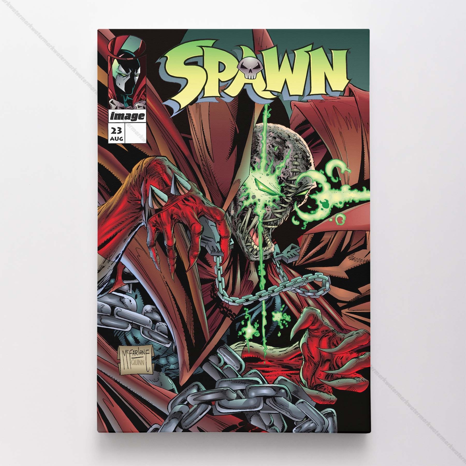 Spawn 23 Poster Canvas Comic Book Cover Art Print #A