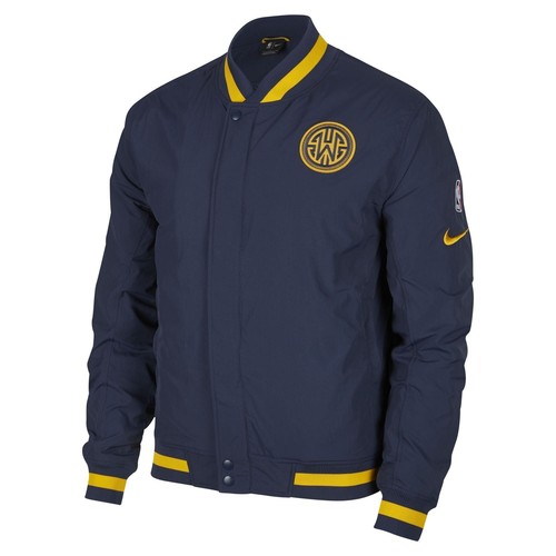

[AH5276-471] Мужские Nike NBA Golden State Warriors City Edition Courtside Full-Zip, Синий