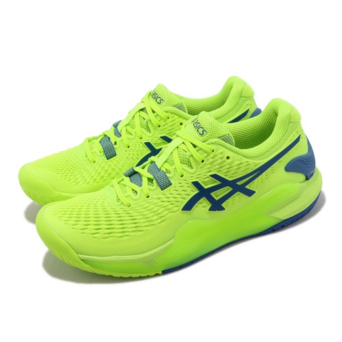 

Asics GEL-Resolution 9 Hazard Green Blue French Open Women Tennis 1042A208-300, Зеленый, Gel-resolution 9
