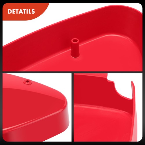 Right Side Battery Box Cover for Honda CT110 1980-1986 CT90 1969-1979 CA105T Red