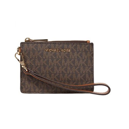 Michael Kors Jet Set Small Coin Purse Brown One Size