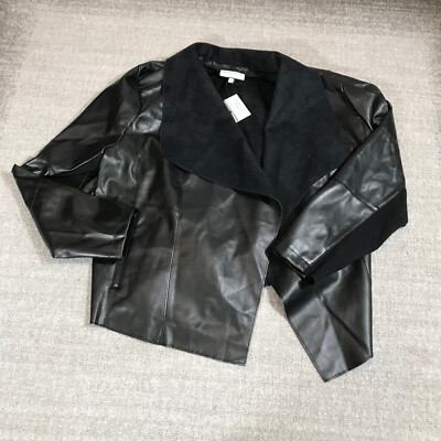 BAGATELLE Collection Jacket Women 2X Open Front Jacket Waterfall Casual