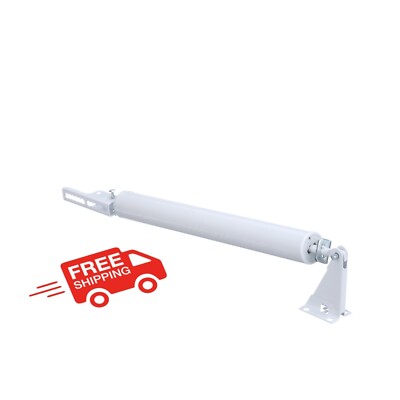 Wright Products, Standard Duty Steel Pneumatic Screen and Storm Door Closer, Whi